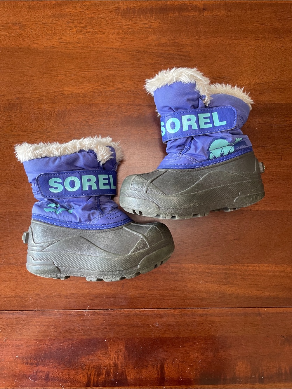 Sorel toddler size 8 Snow Commander winter boots